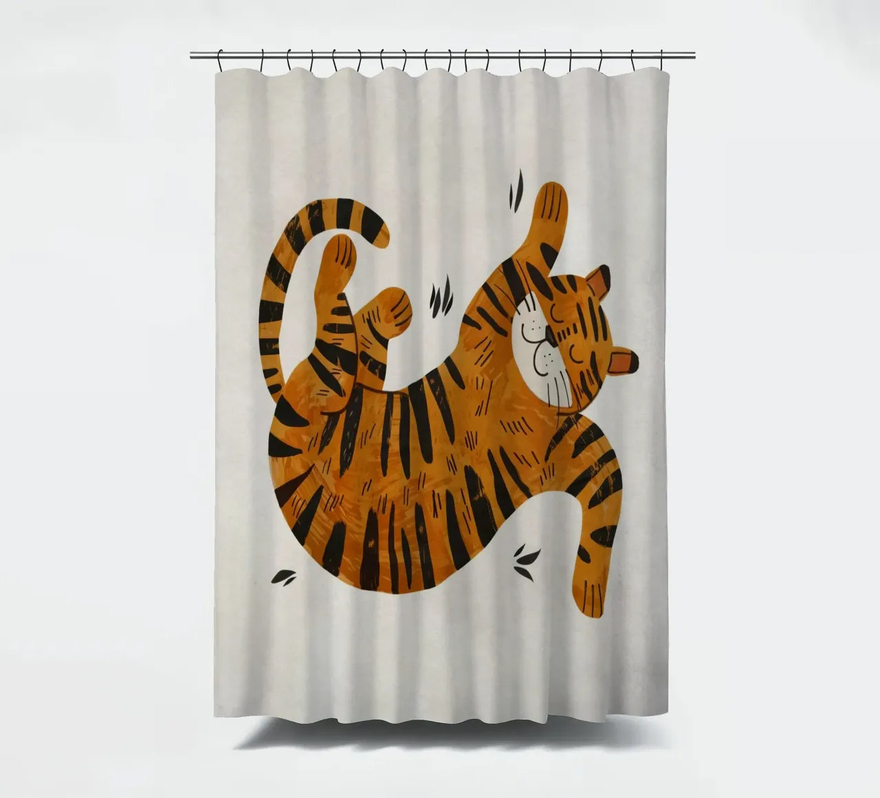 Boho Nursery 1 Tiger tenda da doccia da Boho Print Collection