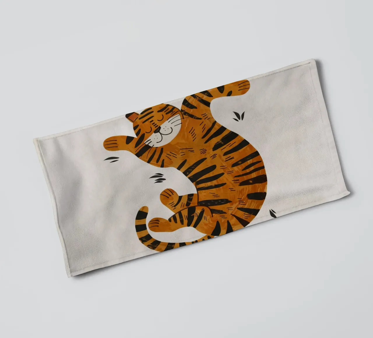 Boho Nursery 1 Tiger asciugamano da bagno da Boho Print Collection