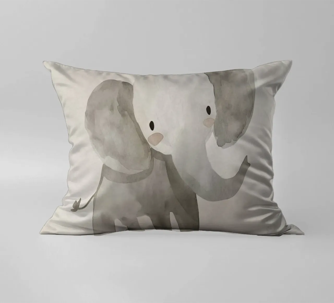 Boho Nursery 2 Elephant cuscino da Boho Print Collection