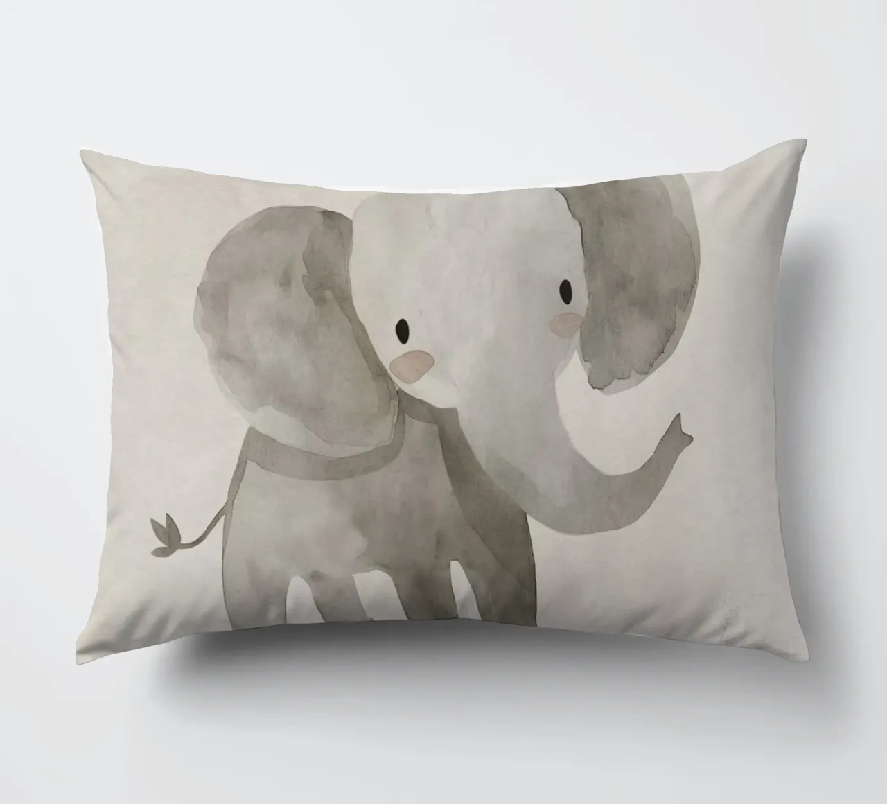 Boho Nursery 2 Elephant cuscino da Boho Print Collection