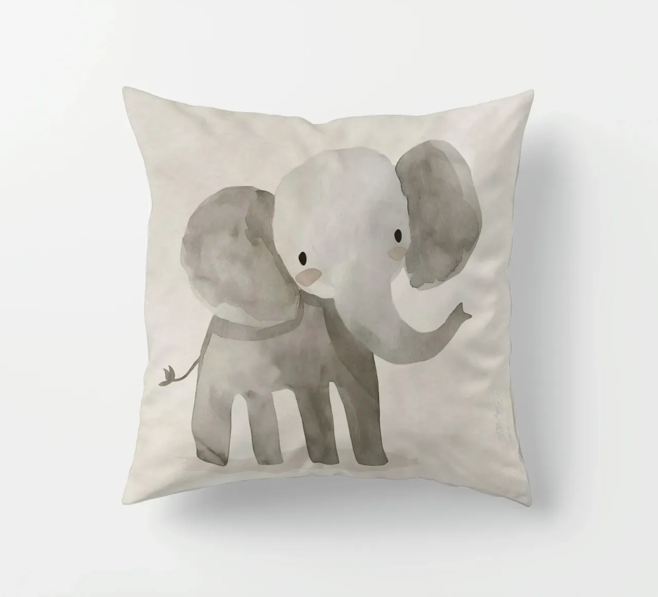 Boho Nursery 2 Elephant cuscino da Boho Print Collection