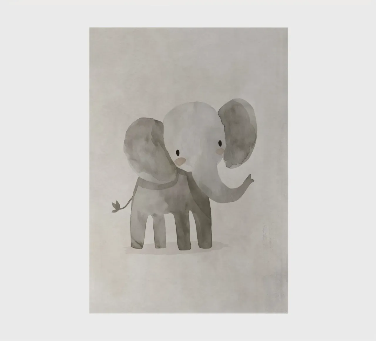 Boho Nursery 2 Elephant diario da Boho Print Collection