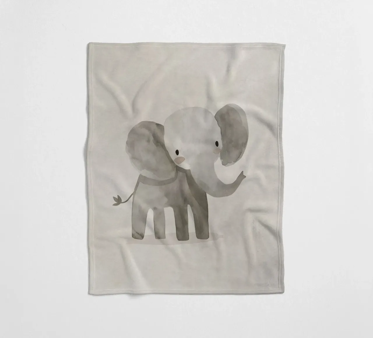 Boho Nursery 2 Elephant coperta in pile da Boho Print Collection