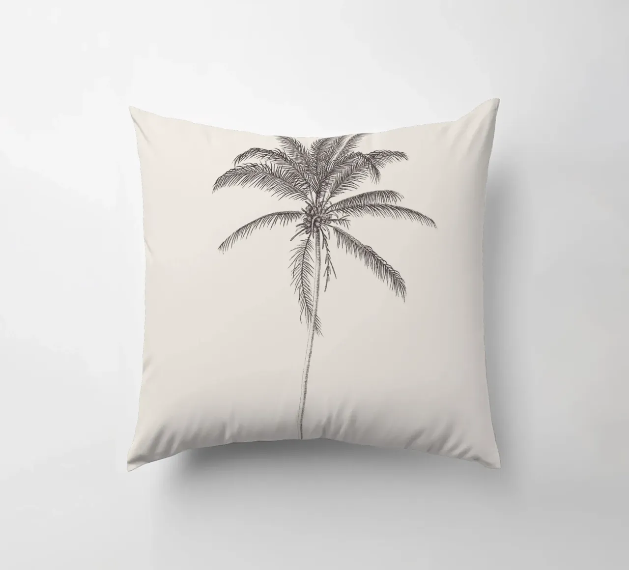Palm Tree Sketch no. 10 cuscino da apoloprints