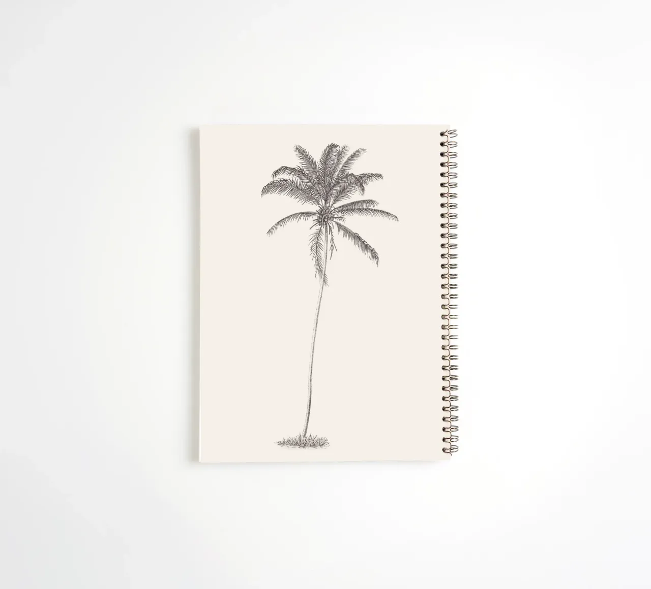 Palm Tree Sketch no. 10 diario ad anelli da apoloprints