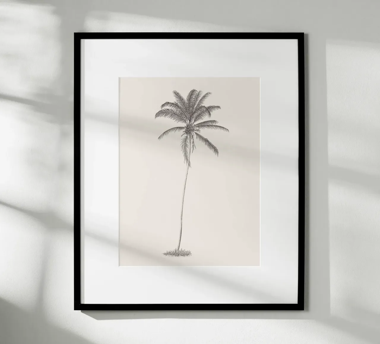 Palm Tree Sketch no. 10 carta hahnemühle da apoloprints