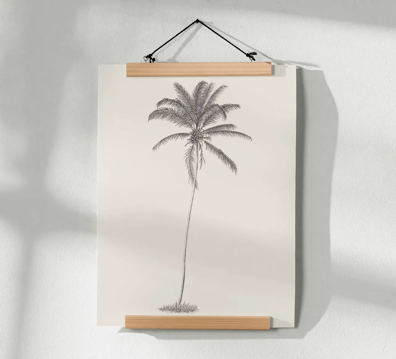 Palm Tree Sketch no. 10 carta hahnemühle da apoloprints