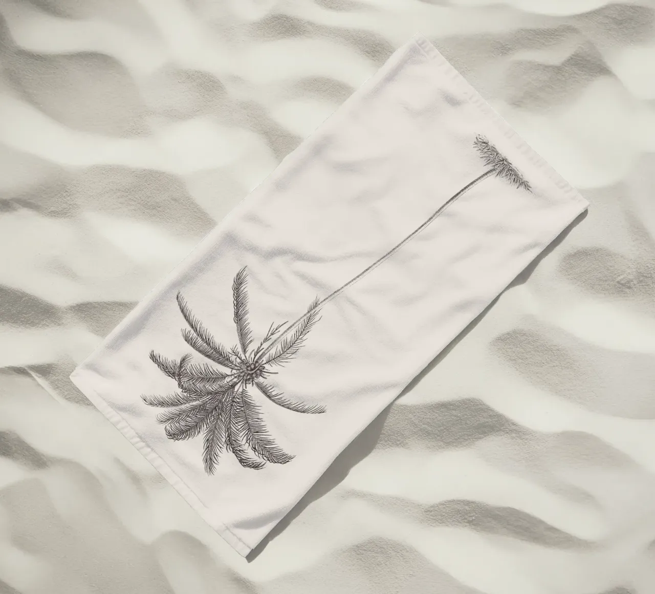 Palm Tree Sketch no. 10 telo mare da apoloprints