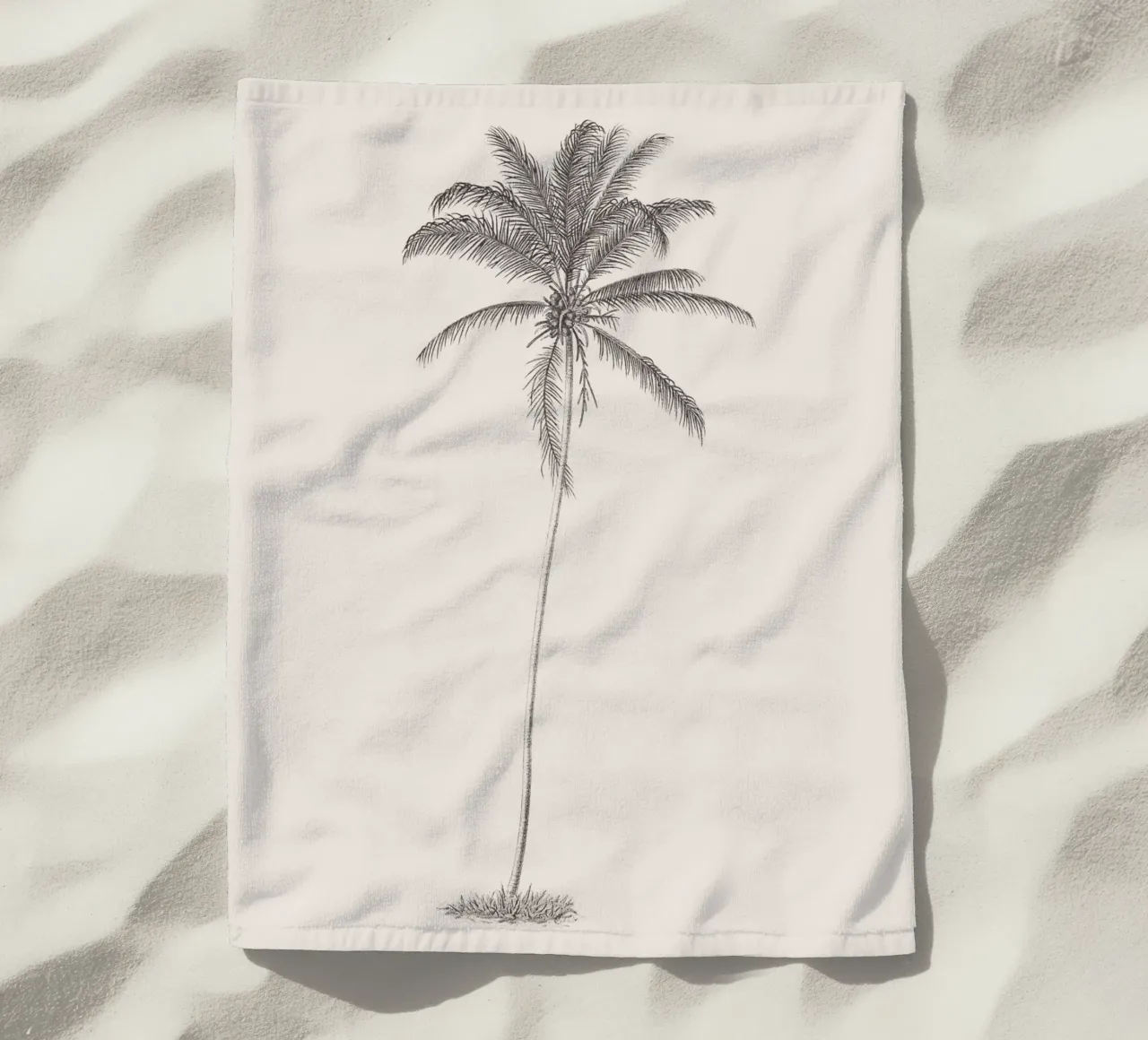 Palm Tree Sketch no. 10 telo mare da apoloprints