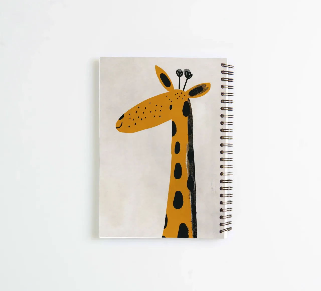 Boho Nursery 2 Giraffe spiral notebook by Boho Print Collection
