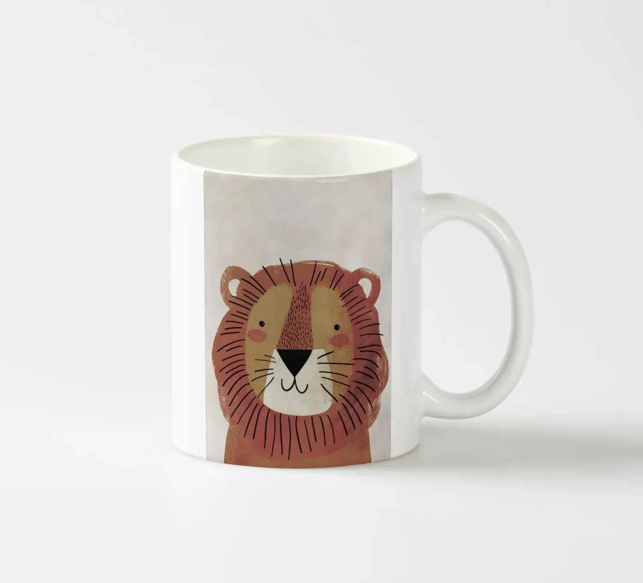 Boho Nursery 2 Lion tazza in ceramica da Boho Print Collection