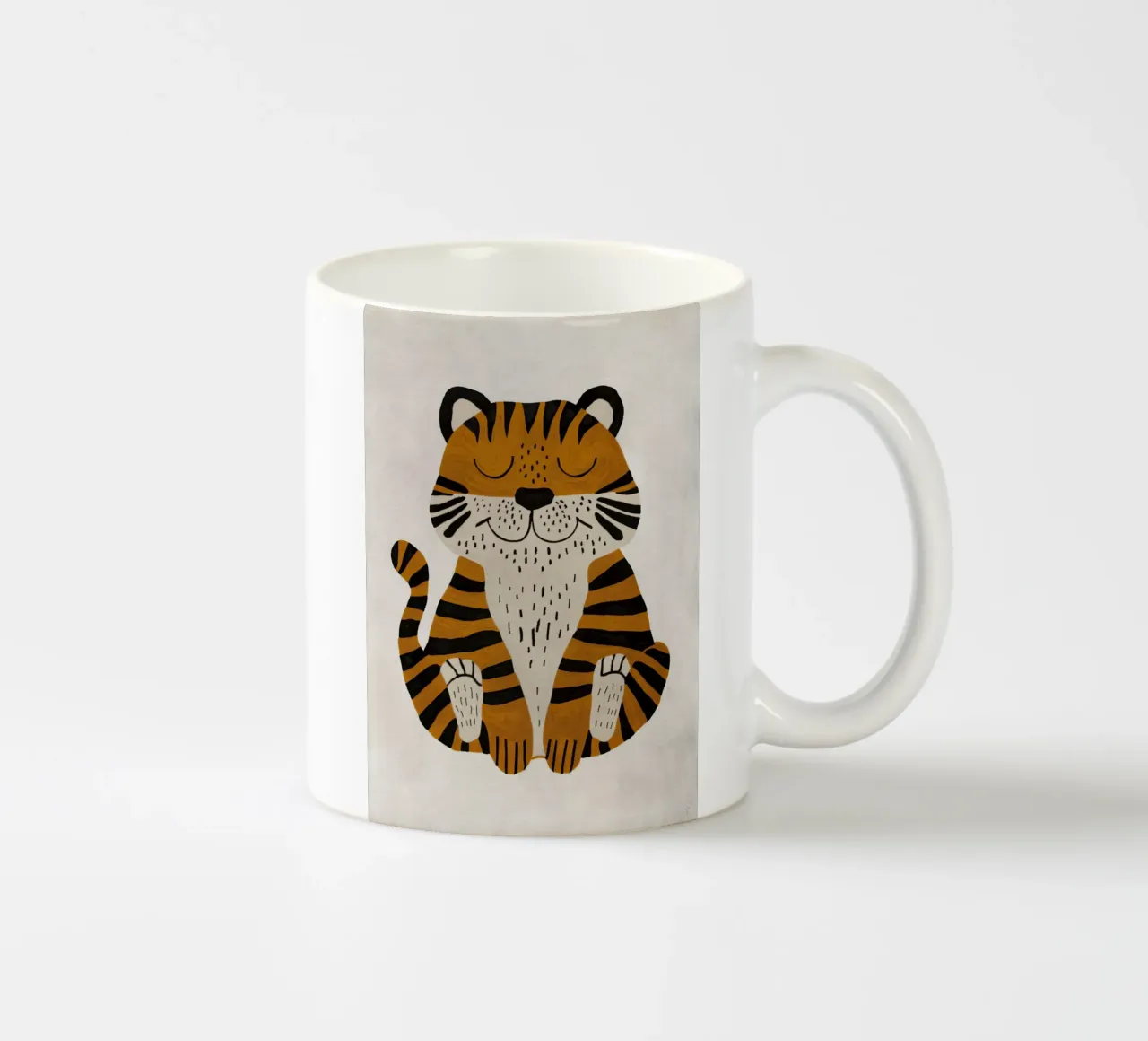 Boho Nursery 2 Tiger tazza in ceramica da Boho Print Collection
