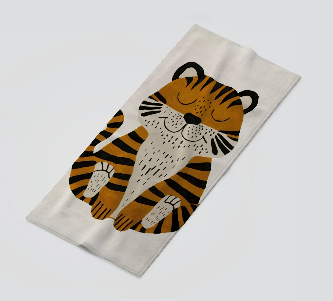 Boho Nursery 2 Tiger telo mare da Boho Print Collection
