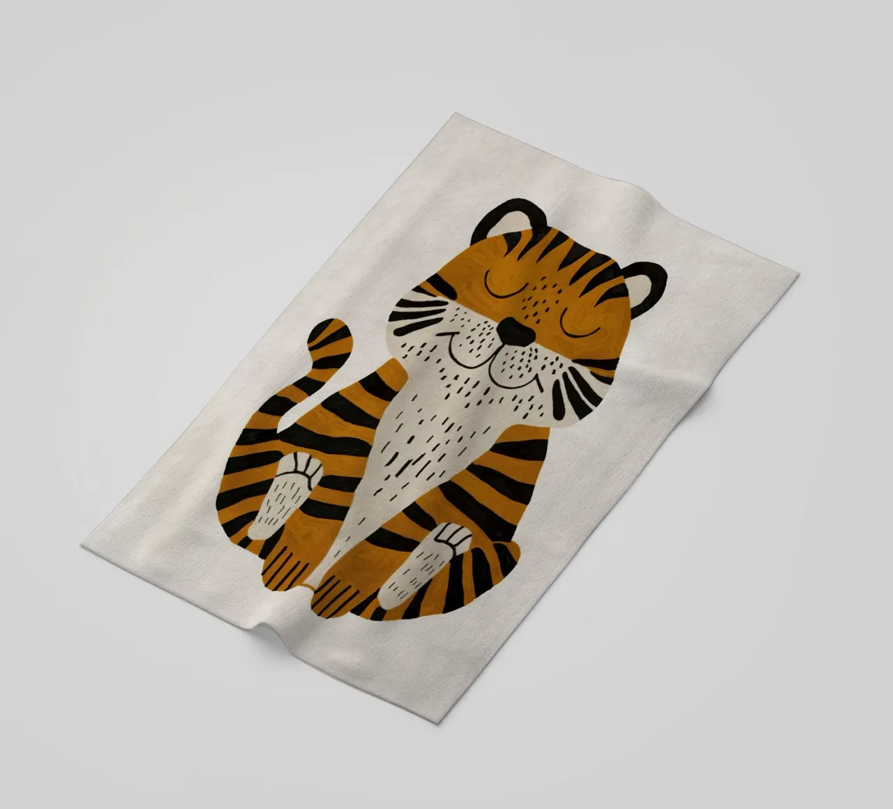 Boho Nursery 2 Tiger telo mare da Boho Print Collection