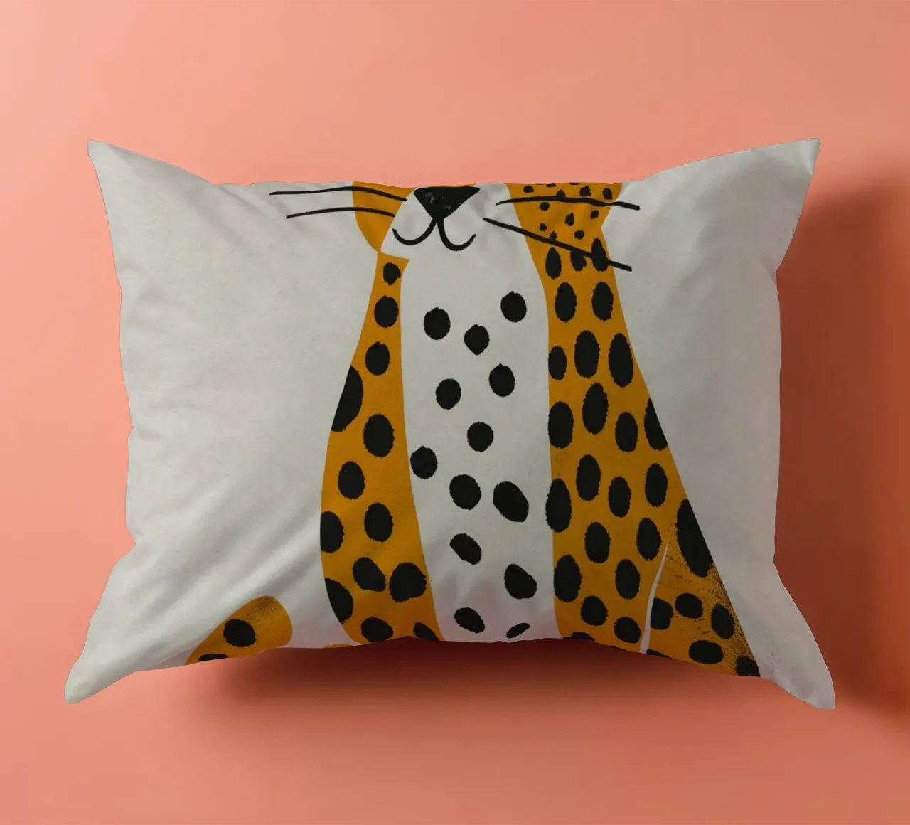 Boho Nursery 3 Leopard cuscino da Boho Print Collection