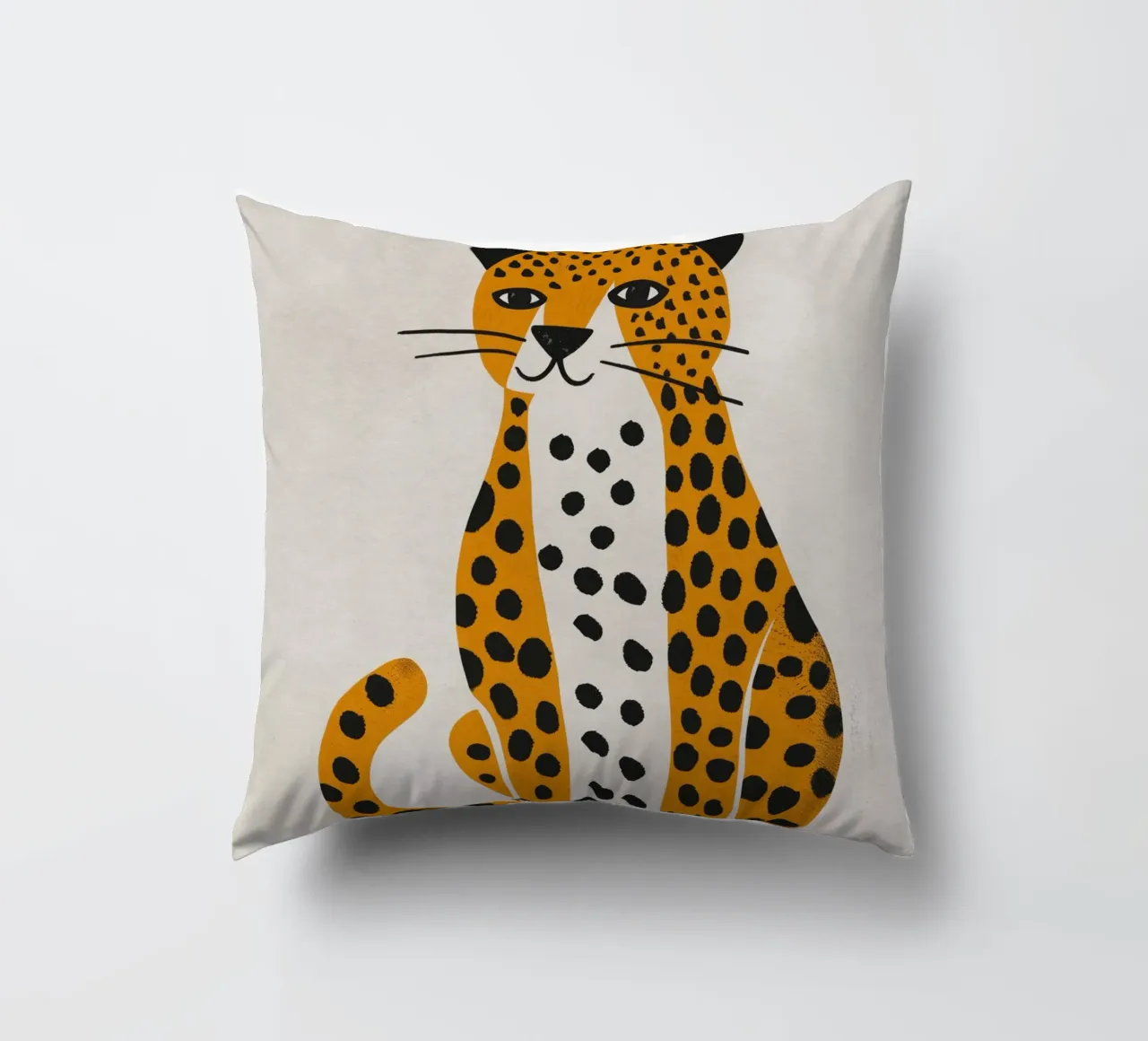 Boho Nursery 3 Leopard cuscino da Boho Print Collection