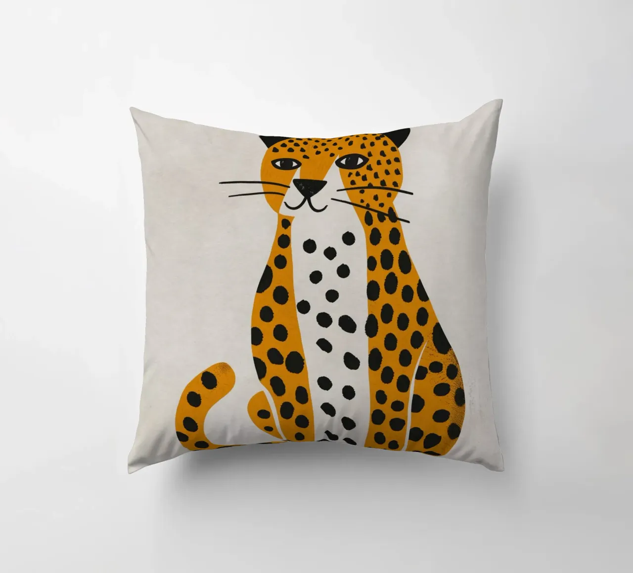 Boho Nursery 3 Leopard cuscino da Boho Print Collection