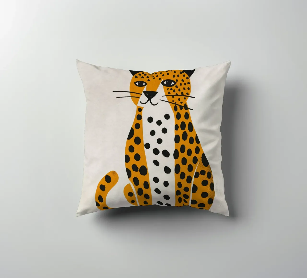 Boho Nursery 3 Leopard cuscino da Boho Print Collection
