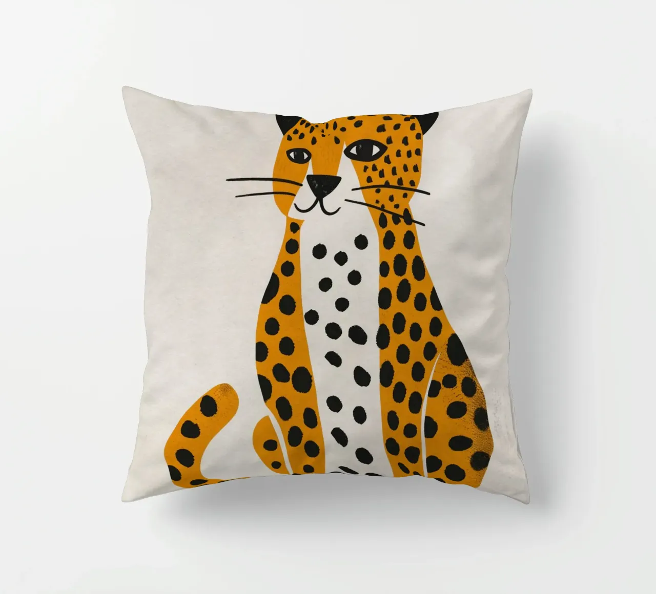 Boho Nursery 3 Leopard cuscino da Boho Print Collection