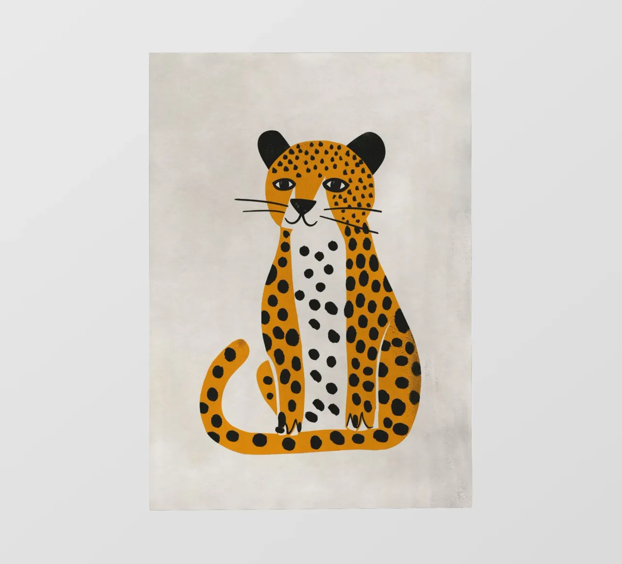 Boho Nursery 3 Leopard pellicola backlit da Boho Print Collection