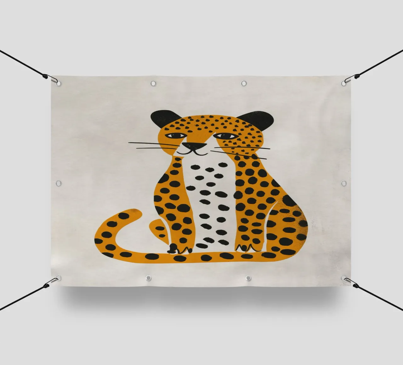 Boho Nursery 3 Leopard telo in pvc da Boho Print Collection