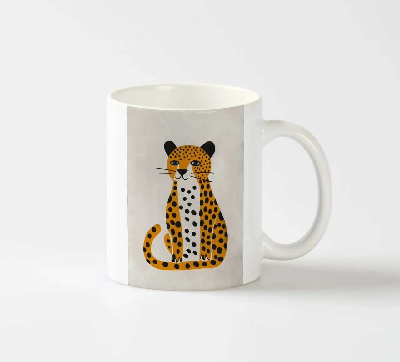 Boho Nursery 3 Leopard tazza in ceramica da Boho Print Collection
