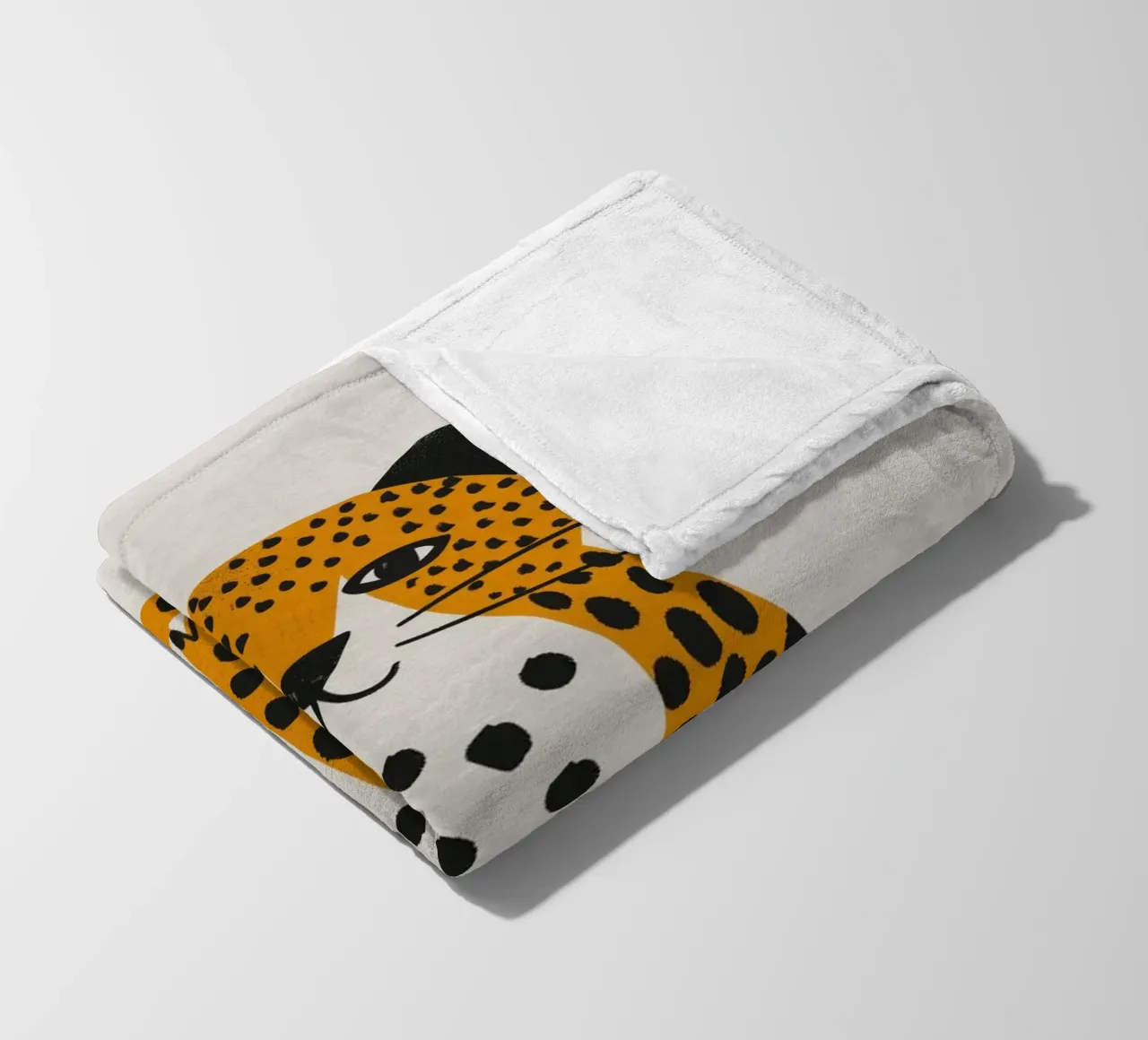 Boho Nursery 3 Leopard coperta in pile da Boho Print Collection
