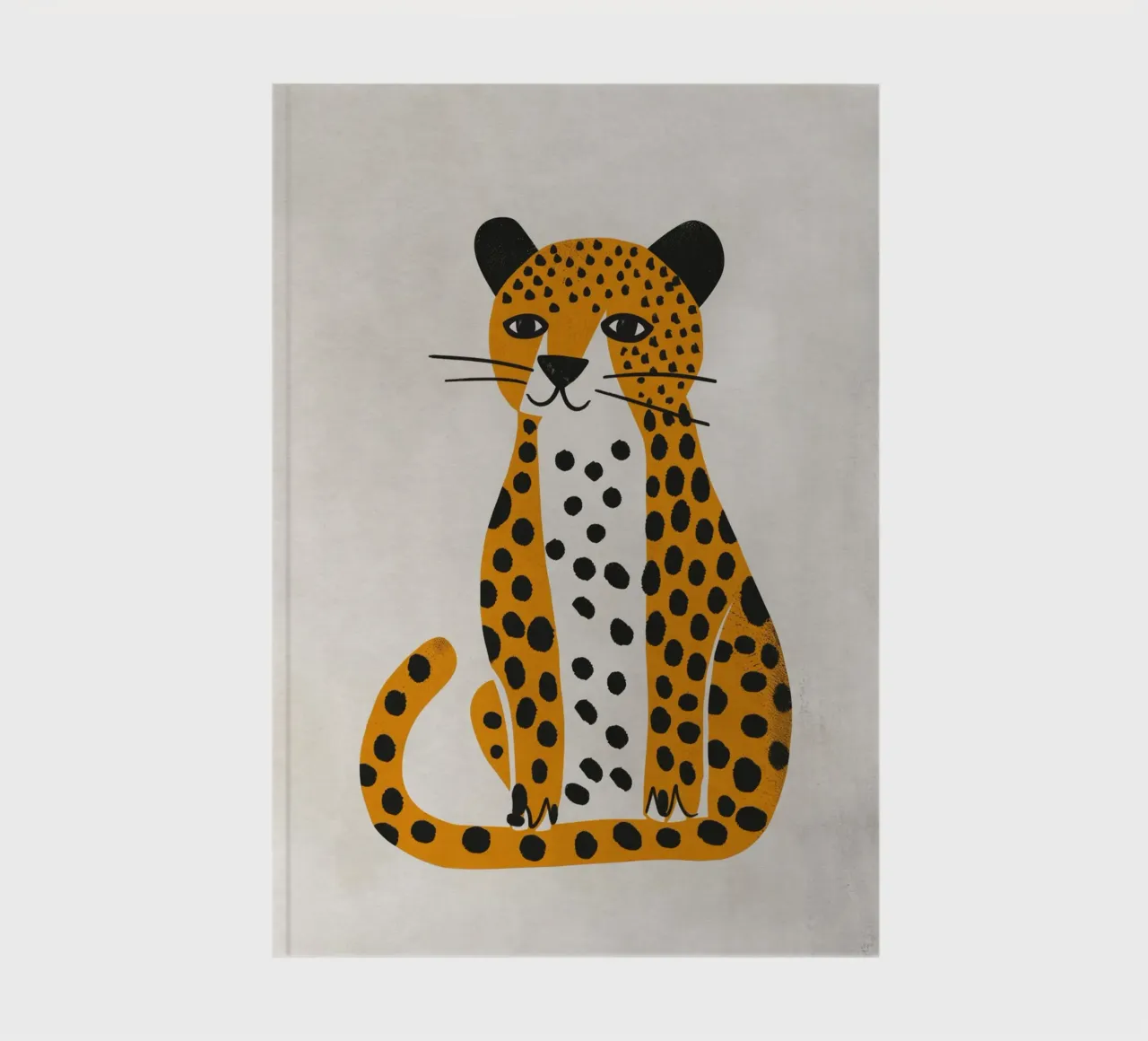 Boho Nursery 3 Leopard notebook by Boho Print Collection