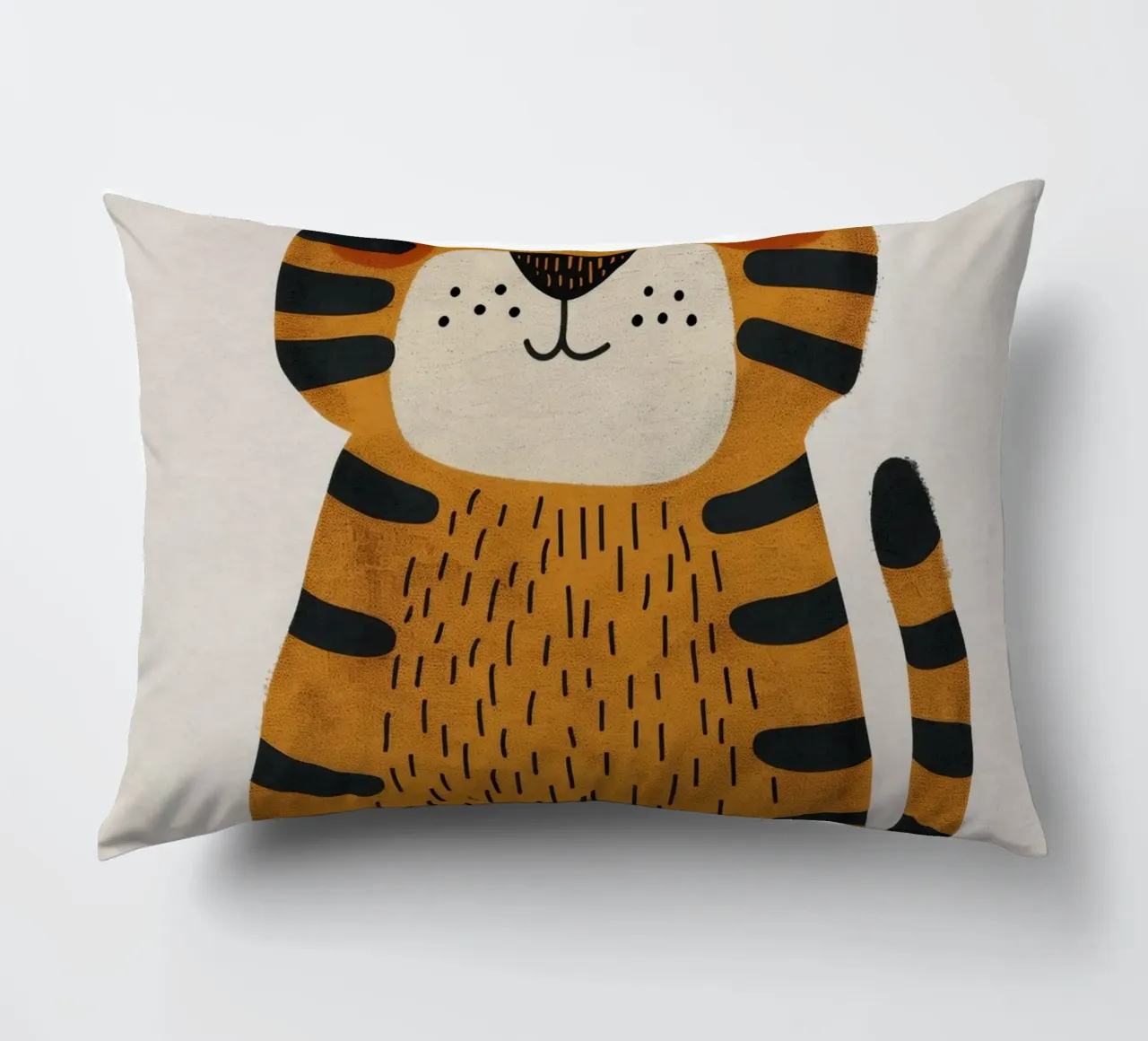 Boho Nursery 3 Tiger cuscino da Boho Print Collection
