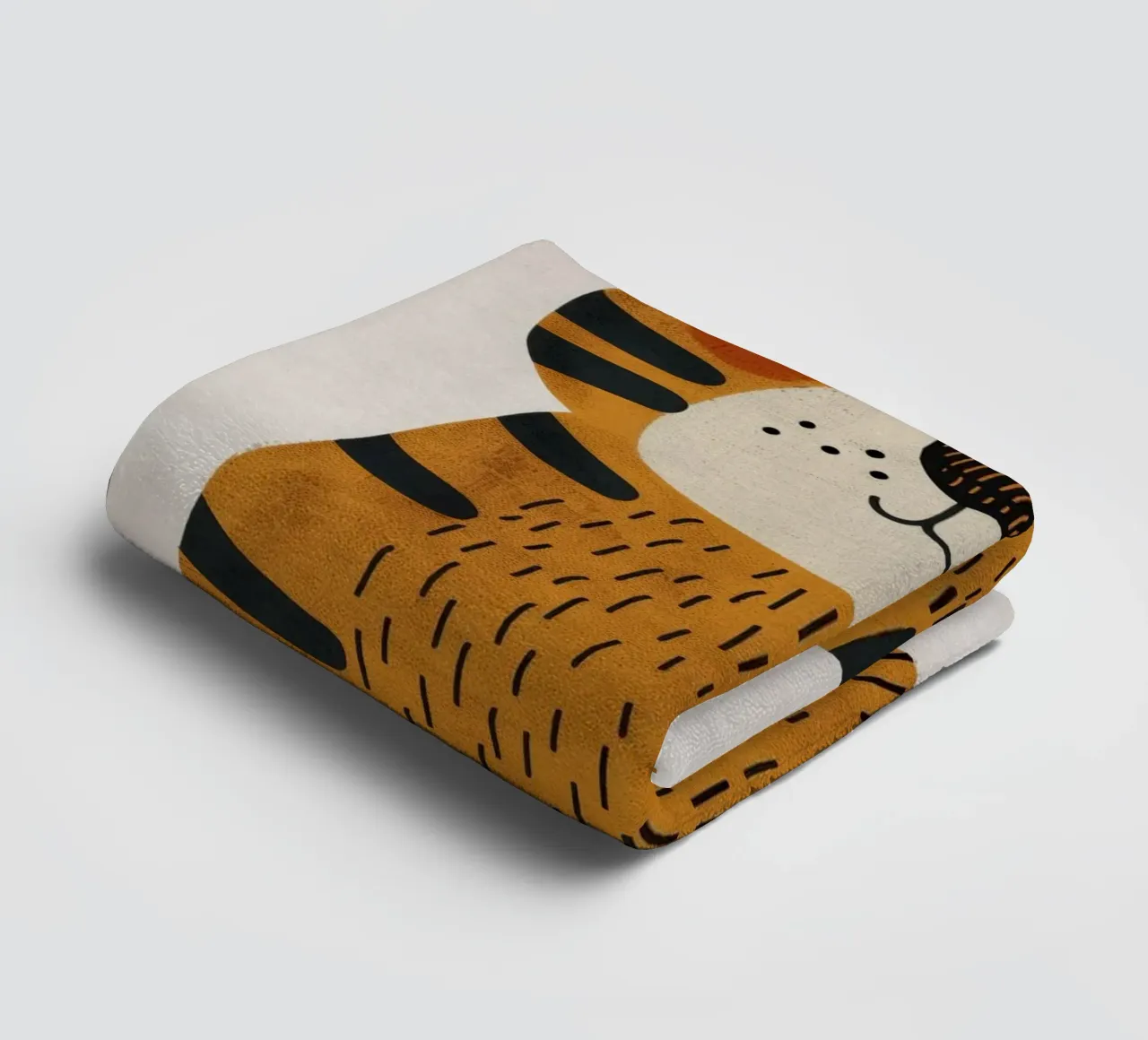 Boho Nursery 3 Tiger asciugamano da bagno da Boho Print Collection