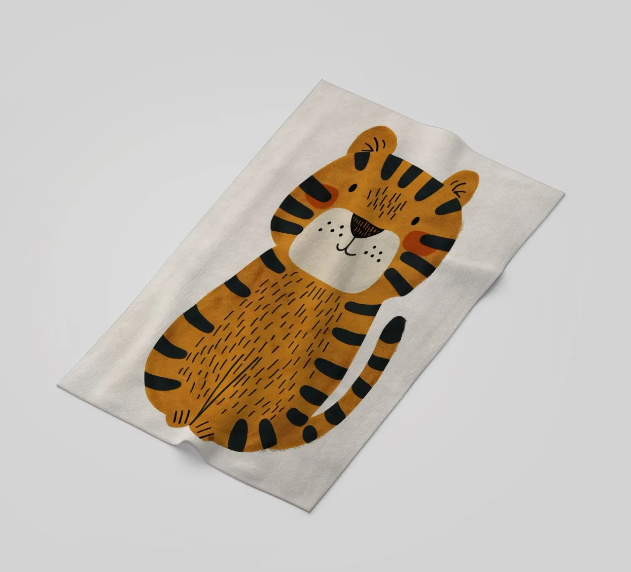 Boho Nursery 3 Tiger telo mare da Boho Print Collection
