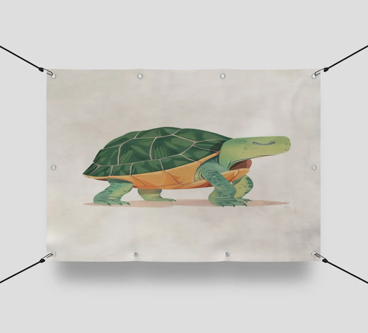 Boho Nursery 3 Turtle telo in pvc da Boho Print Collection
