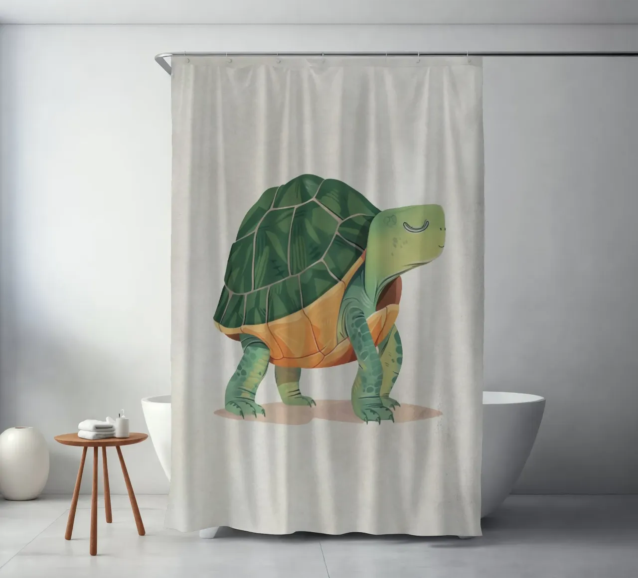 Boho Nursery 3 Turtle tenda da doccia da Boho Print Collection