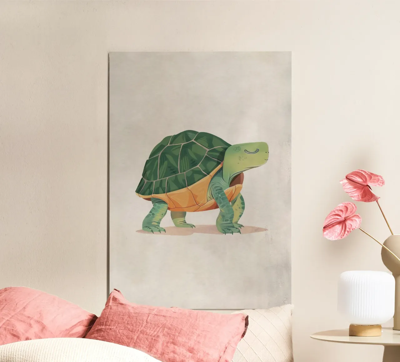 Boho Nursery 3 Turtle alluminio dibond da Boho Print Collection