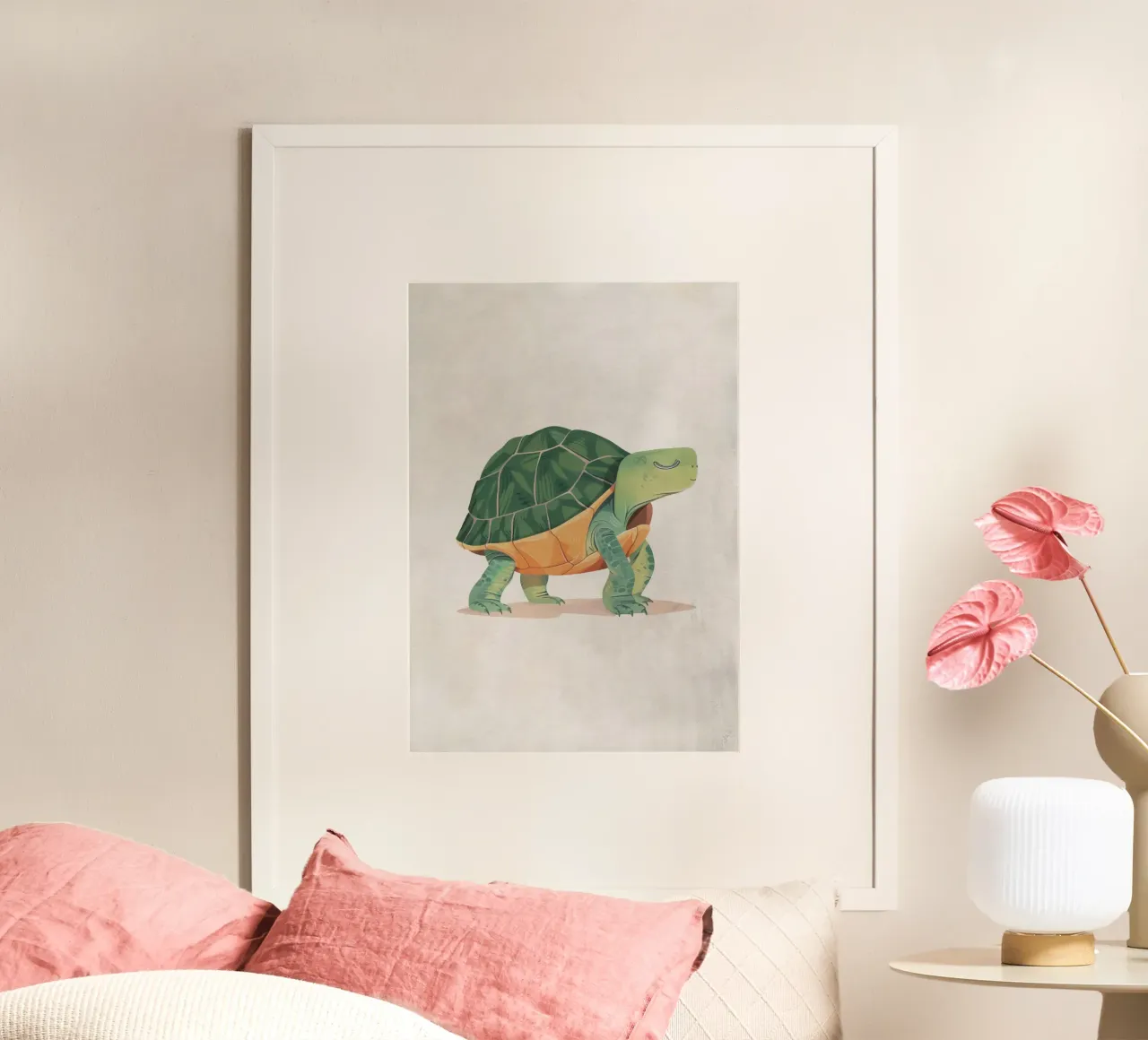 Boho Nursery 3 Turtle poster da Boho Print Collection
