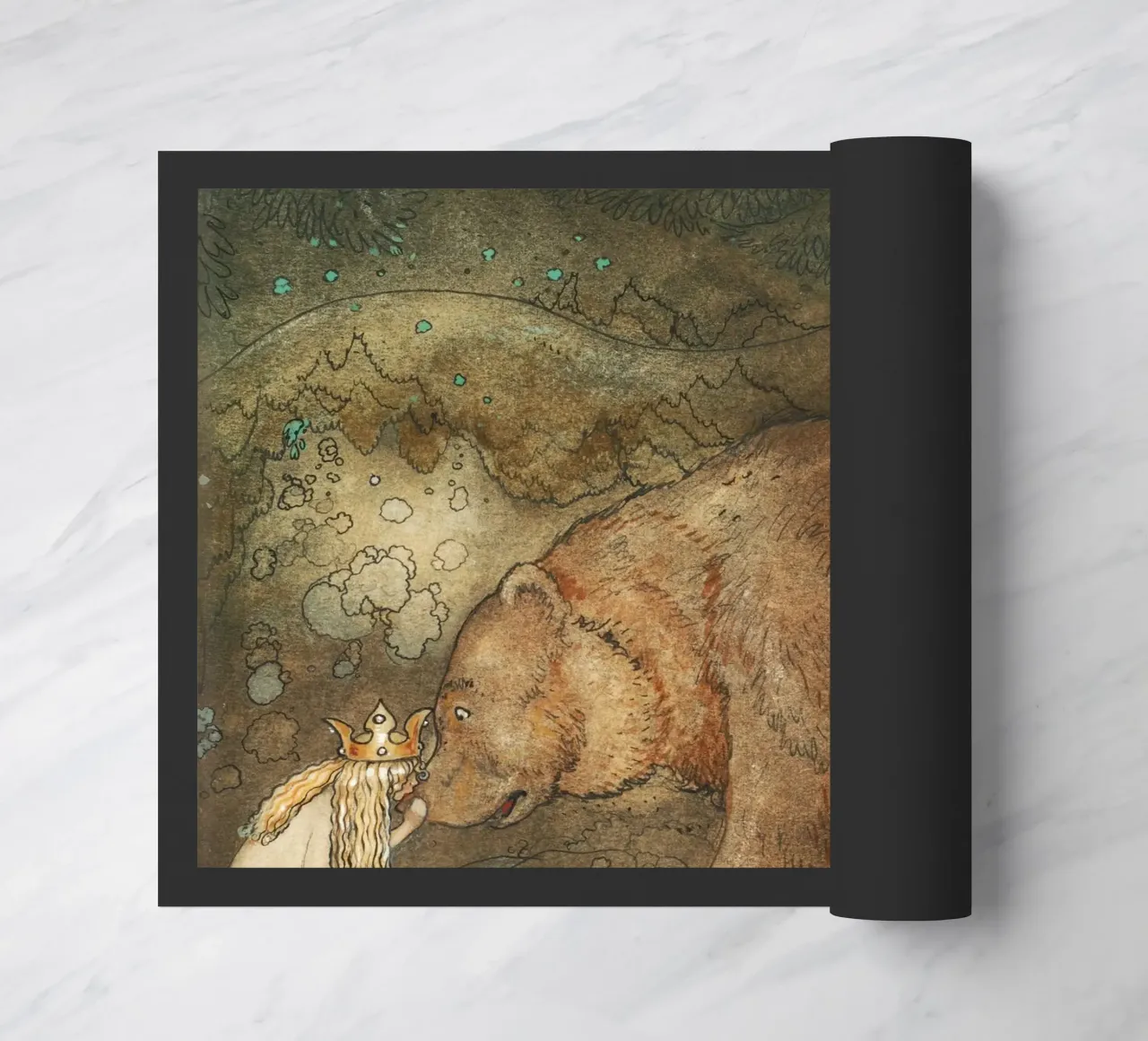 John Bauer - Povera piccola Basse zerbino da Timeless Artworks