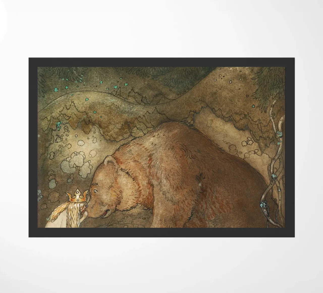John Bauer - Povera piccola Basse zerbino da Timeless Artworks