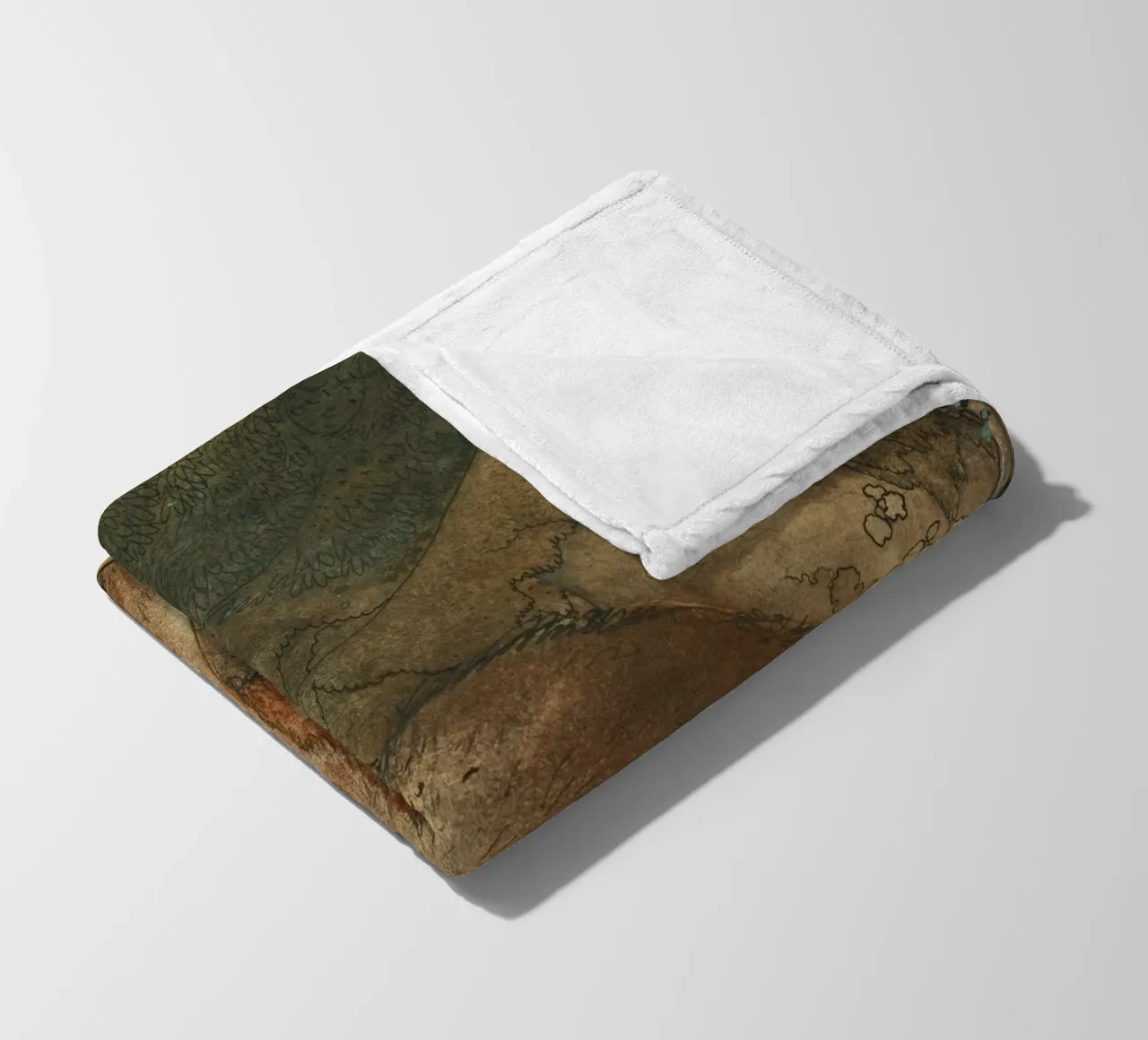John Bauer - Povera piccola Basse coperta in pile da Timeless Artworks