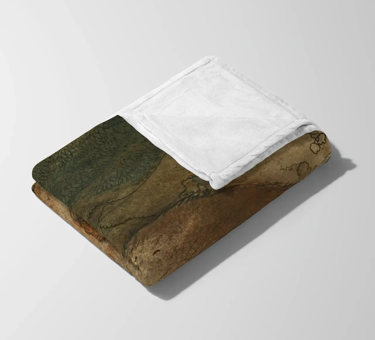 John Bauer - Povera piccola Basse coperta in pile da Timeless Artworks