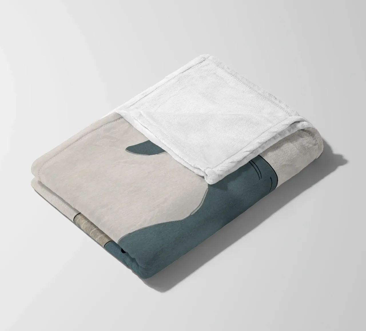 Boho Nursery 3 Whale coperta in pile da Boho Print Collection