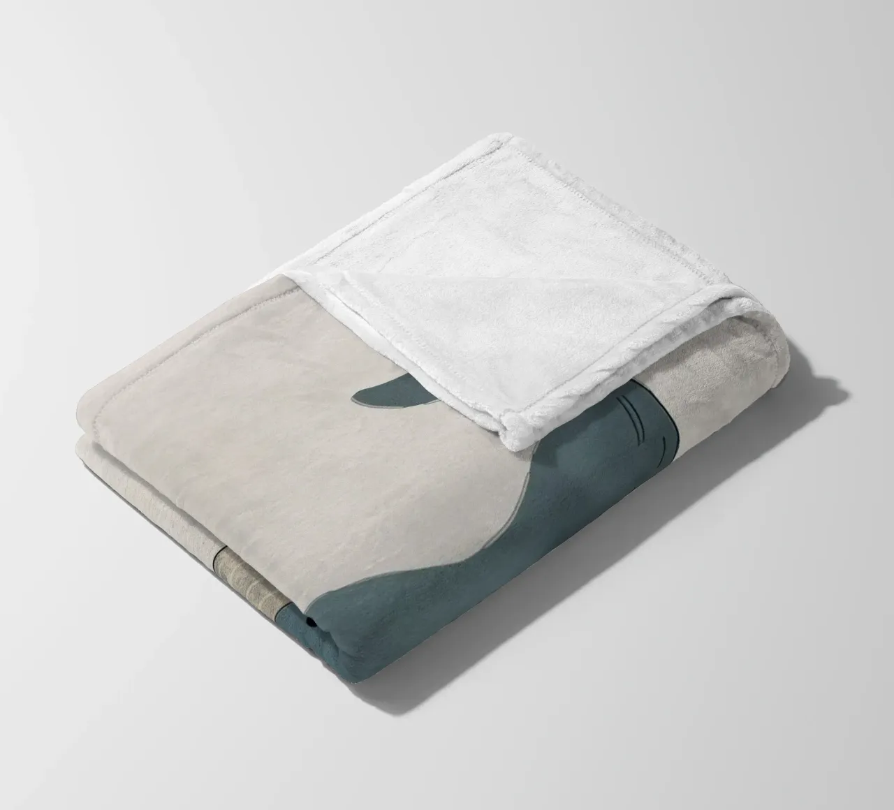 Boho Nursery 3 Whale coperta in pile da Boho Print Collection
