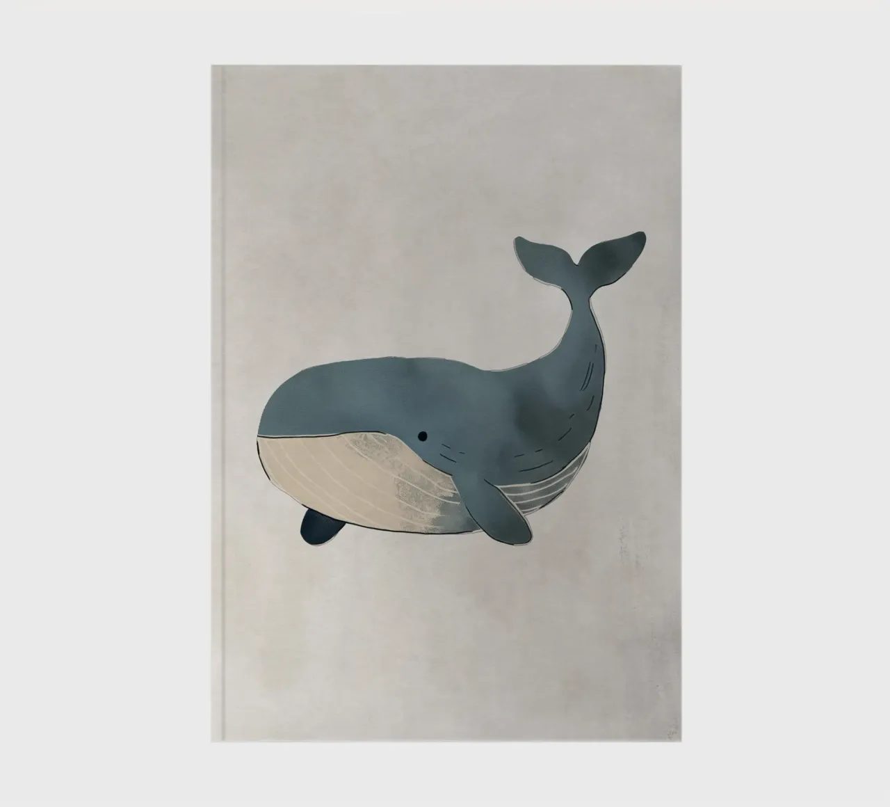 Boho Nursery 3 Whale notebook by Boho Print Collection