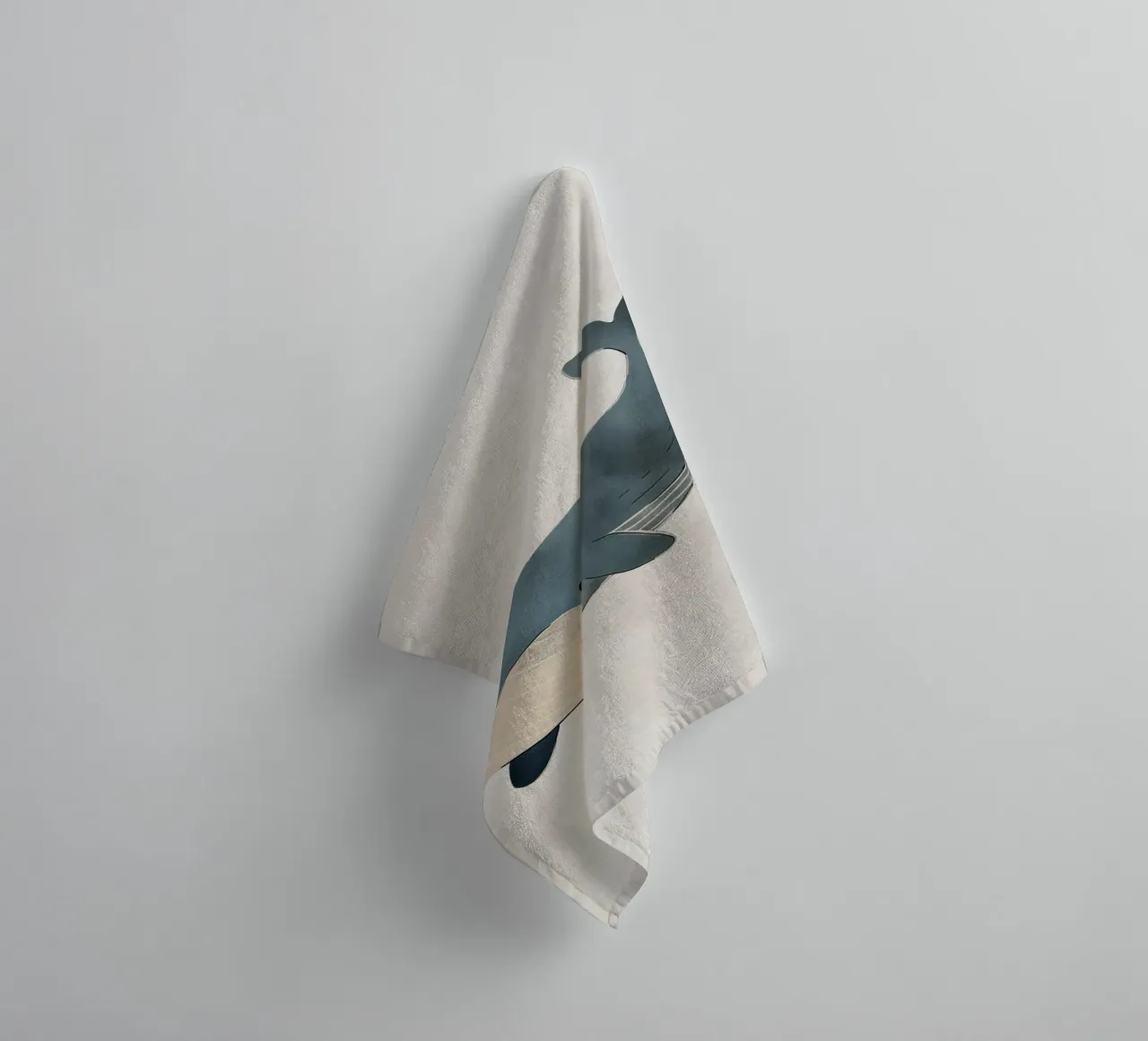Boho Nursery 3 Whale asciugamano da bagno da Boho Print Collection
