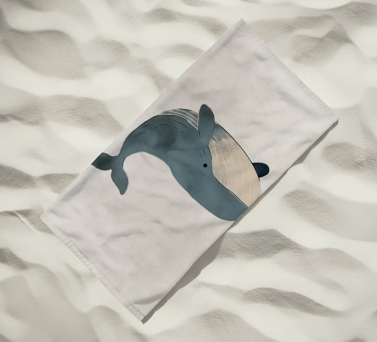 Boho Nursery 3 Whale telo mare da Boho Print Collection