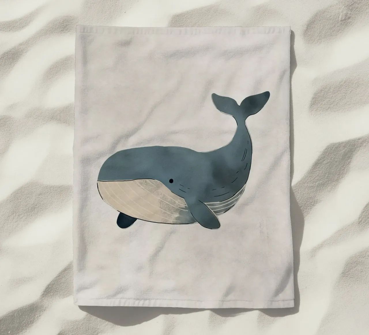 Boho Nursery 3 Whale telo mare da Boho Print Collection