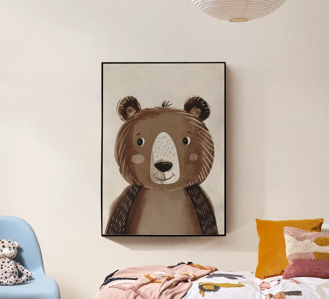 Boho Nursery 4 Bear plexiglass da Boho Print Collection