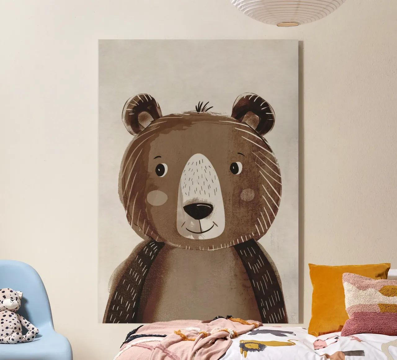 Boho Nursery 4 Bear plexiglass da Boho Print Collection