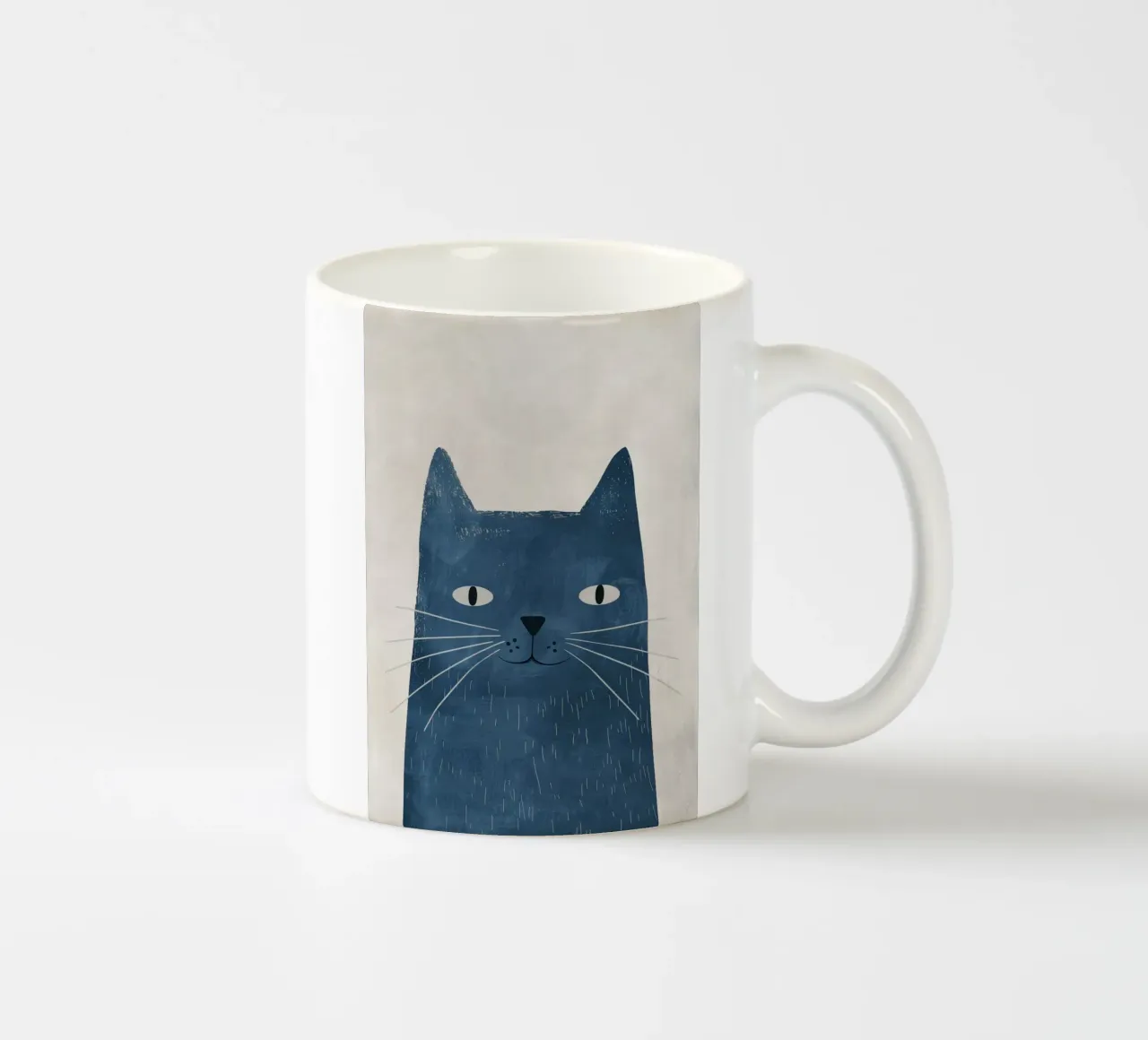 Boho Nursery 4 Cat Keramik Tasse von Boho Print Collection