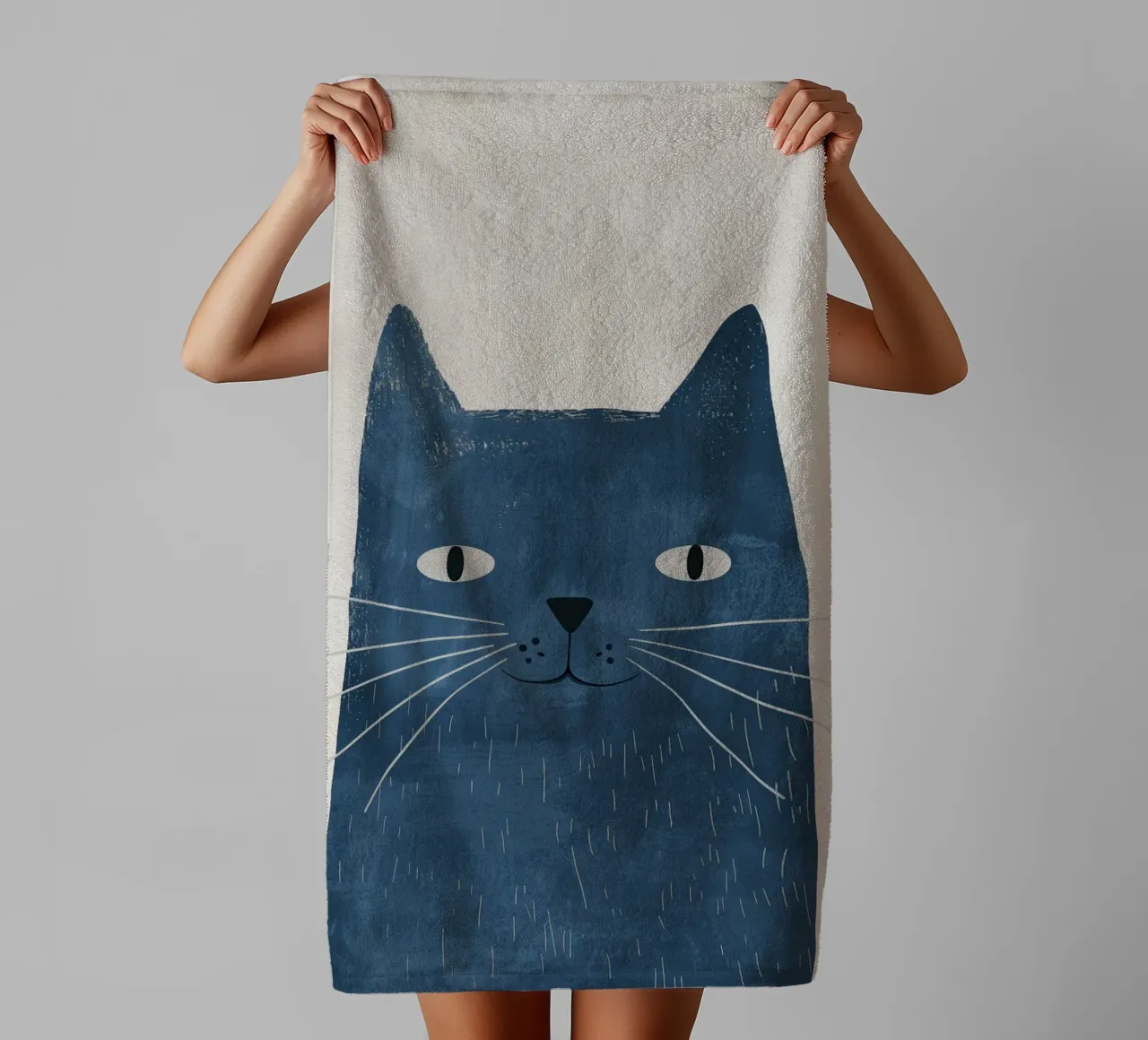 Boho Nursery 4 Cat asciugamano da bagno da Boho Print Collection