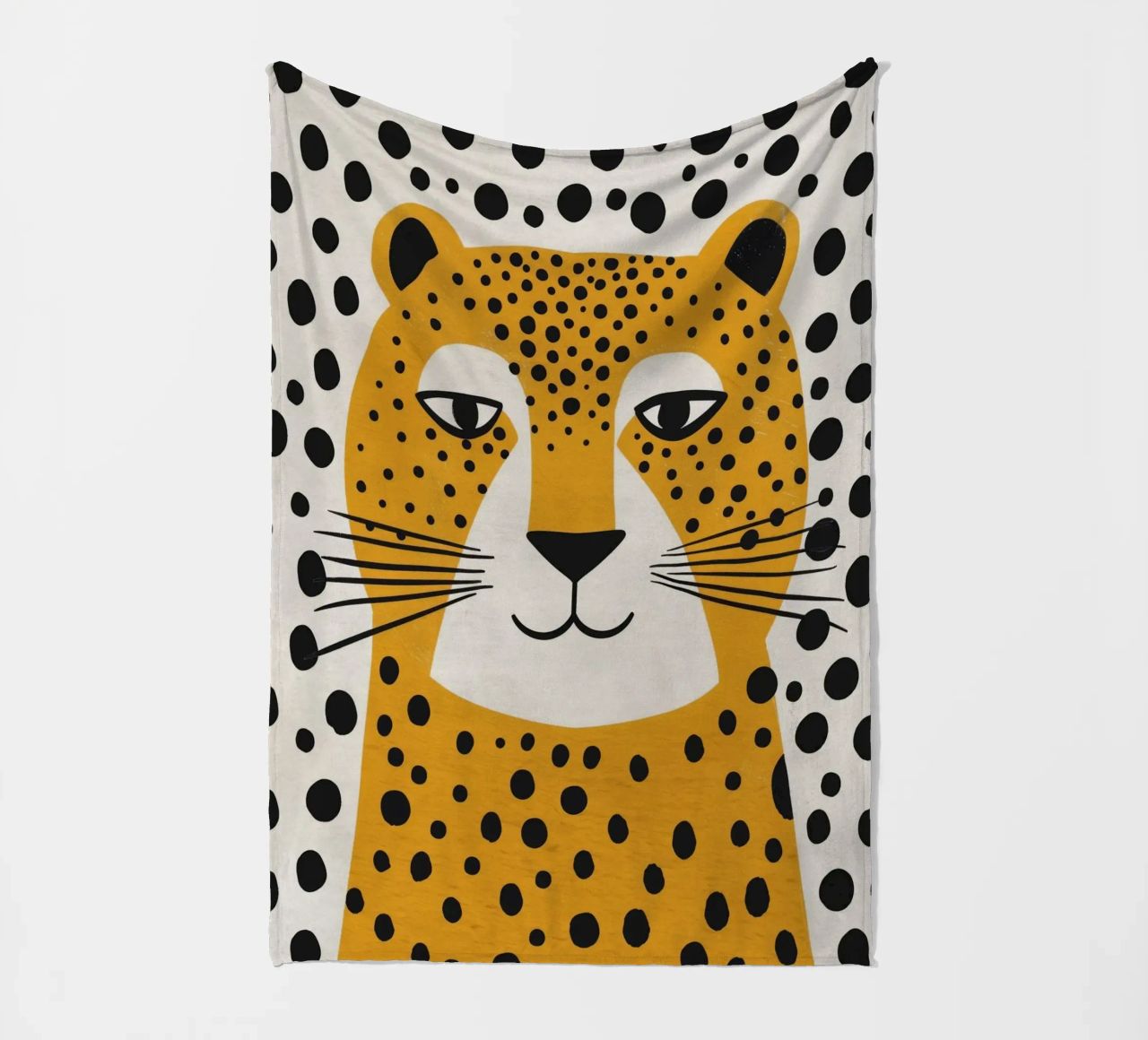 Boho Nursery 4 Leopard coperta in pile da Boho Print Collection